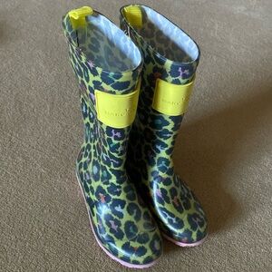 The Marc Jacobs green panther girls boots 11